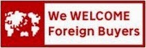 We WELCOME Foreign Buyers Logo