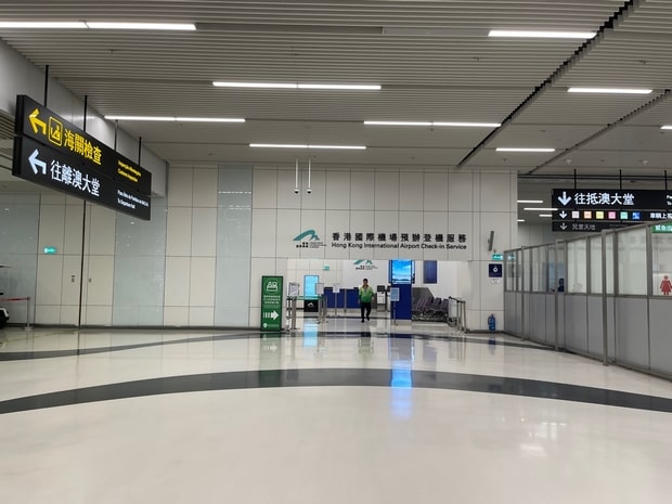 澳门去香港机场