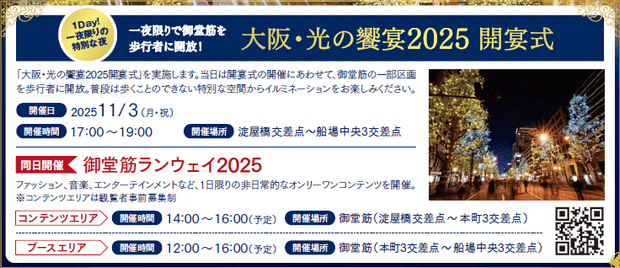 大阪・光の饗宴202开幕式