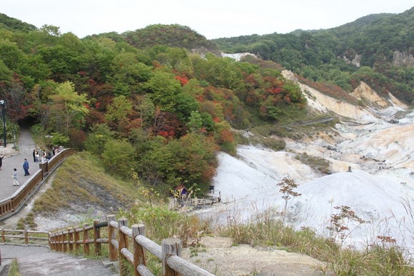 登别地狱谷2 北海道自驾游Day 3行程_登别地狱谷2