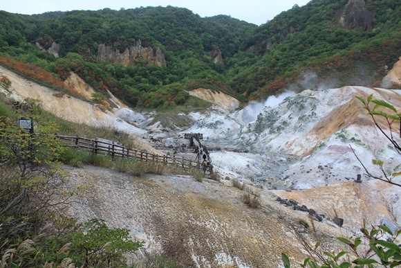 登别地狱谷3 北海道自驾游Day 3行程_登别地狱谷3