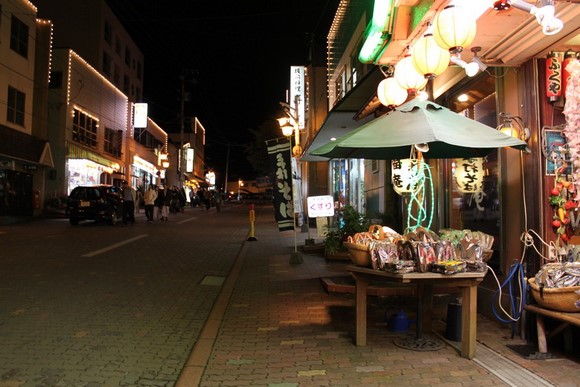 登别温泉街1 北海道自驾游Day 2行程_登别温泉街1