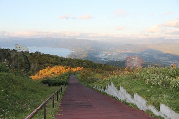 有珠山4 北海道自驾游Day 4行程_有珠山山顶缆车站