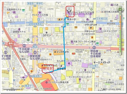 大阪难波假日酒店 地图_Pic02 大阪难波假日酒店 地图_Pic02