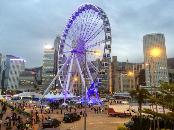 香港摩天轮_夜景_图3