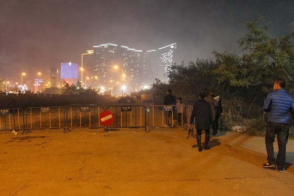 Walking from Macau Tower to Macau Firecracker and Firework Zone