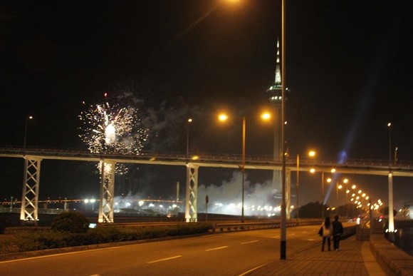Walking from Wynn Macau to Macau Firecracker and Firework Zone