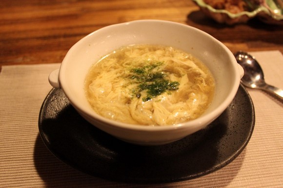 Woody Life6 Hokkaido Summer Road Trip Day 6 Accommodation_Biei Woody Life Dinner - Egg Drop Soup