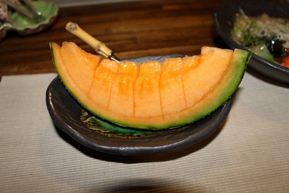 Woody Life8 Hokkaido Summer Road Trip Day 6 Accommodation_Biei Woody Life Dinner - Melon