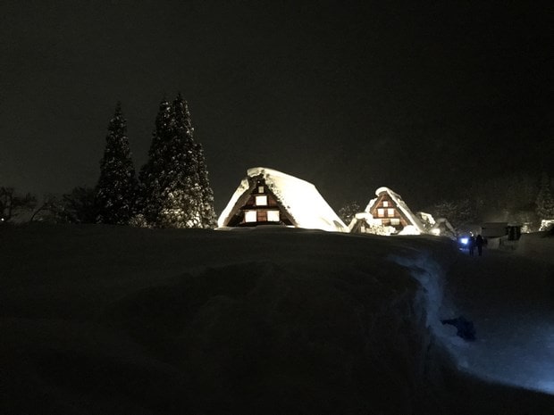 Three Houses light-up in Shirakawago
