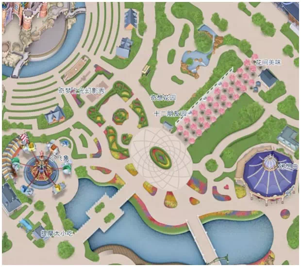 Shanghai Disneyland Gardens of Imagination