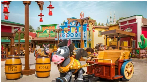 上海ディズニーランド必乗り_ウッディのラウンドアップ