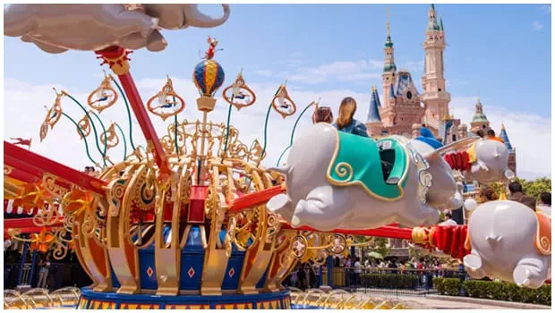 上海ディズニーランド必乗り_空飛ぶダンボ