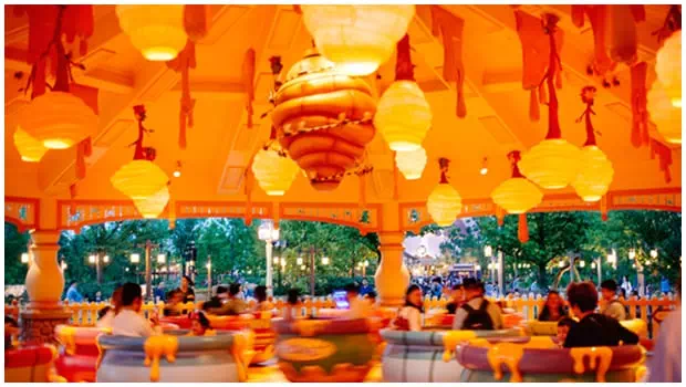 上海ディズニーランド必乗り_プーさんのハニーポット・スピン