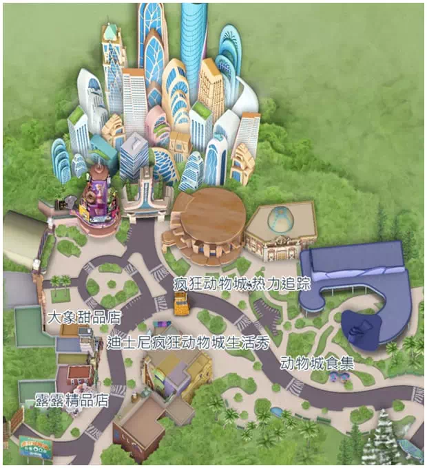 上海ディズニーランド ズートピアエリア