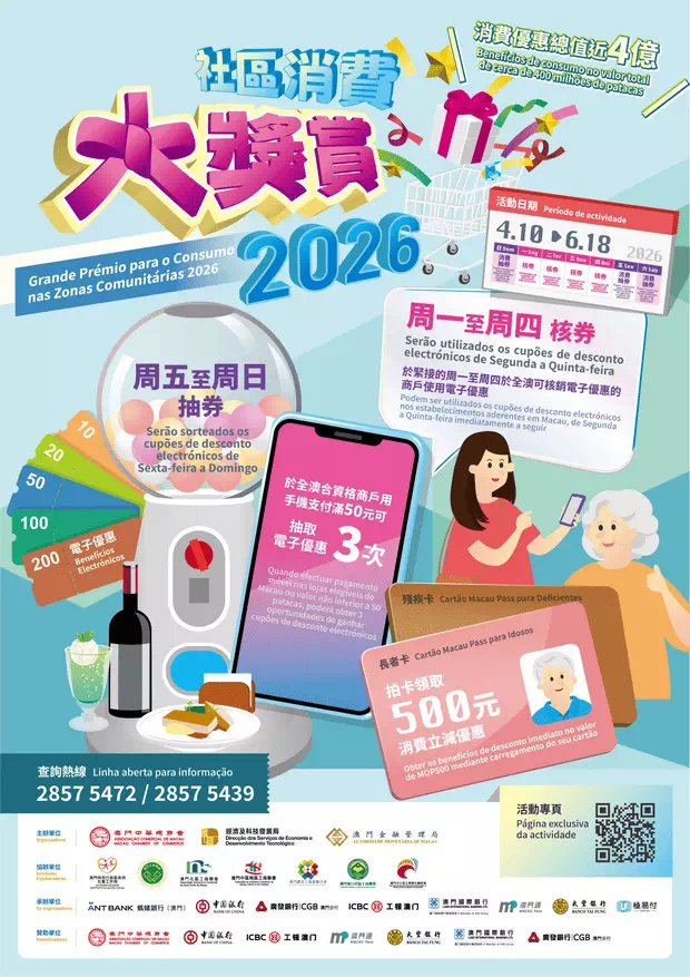 2026澳門社區消費大獎賞