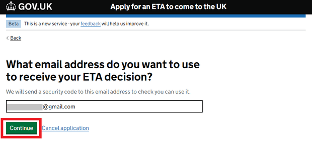 Using the website to apply for UK ETA_Step2