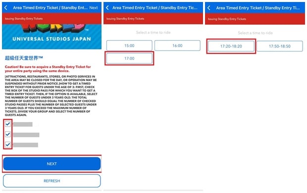 USJ Timed Entry Ticket