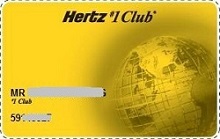 Hertz1ClubMemberCard