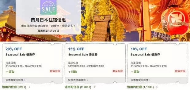 Rakuten Travel Seasonal Sale