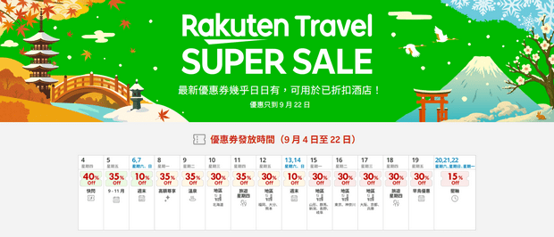 Rakuten Travel Super Sale