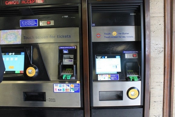 倫敦地鐵Ticket Machine