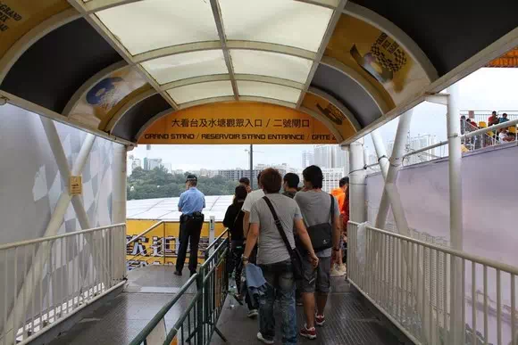 澳門格蘭披治大賽車觀眾看台入口