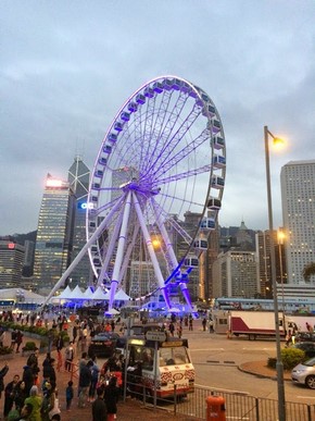 香港摩天輪_夜景_圖1