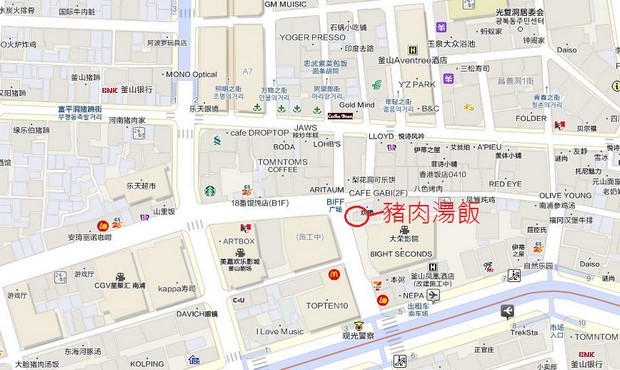 2015 Seoul Busan Trip Day4_Map01