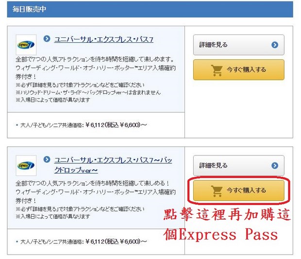 Puchase Ticket in USJ Website_17