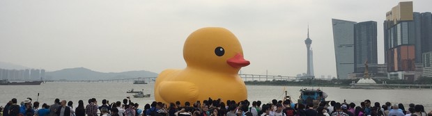 Yellow Duck at Macau