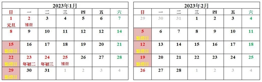 2023年白川鄉點燈日期