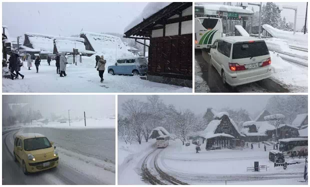 白川鄉合掌村停車場