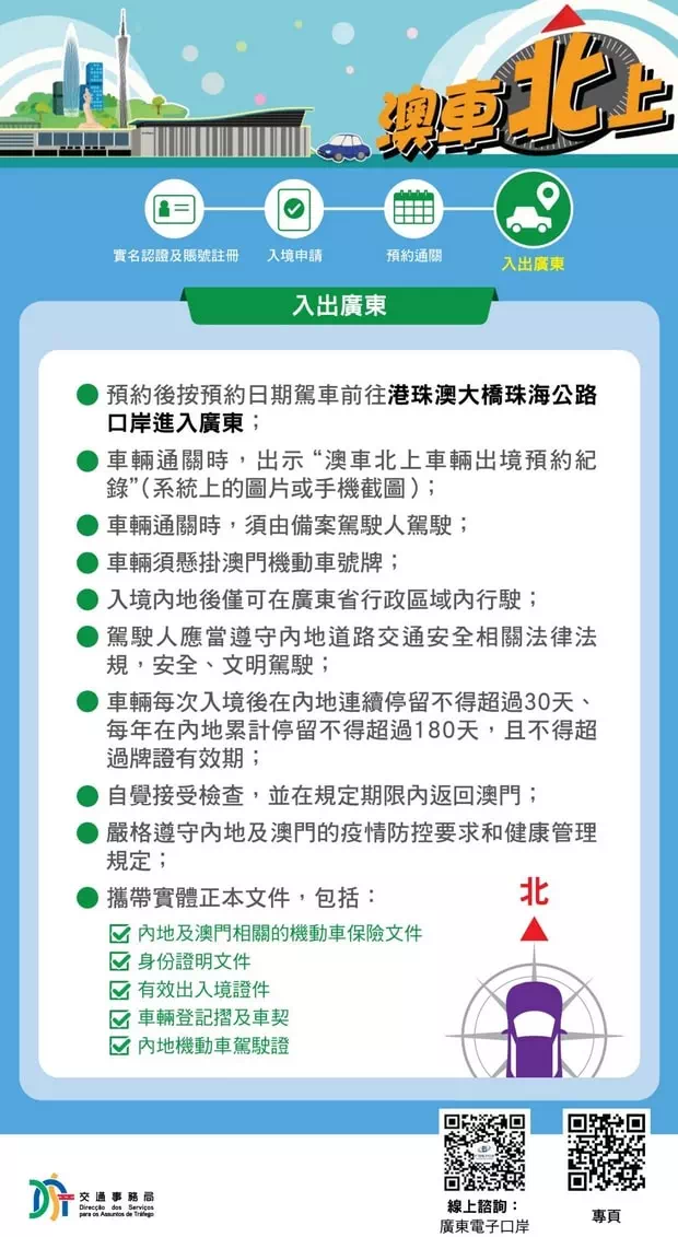 澳車北上