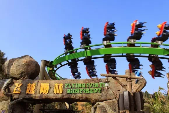 珠海長隆海洋王國鸚鵡過山車