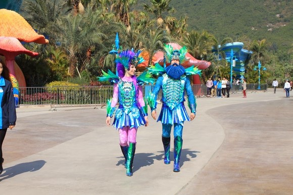 珠海長隆海洋王國卡通人物