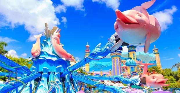 珠海長隆海洋王國海豚轉轉車