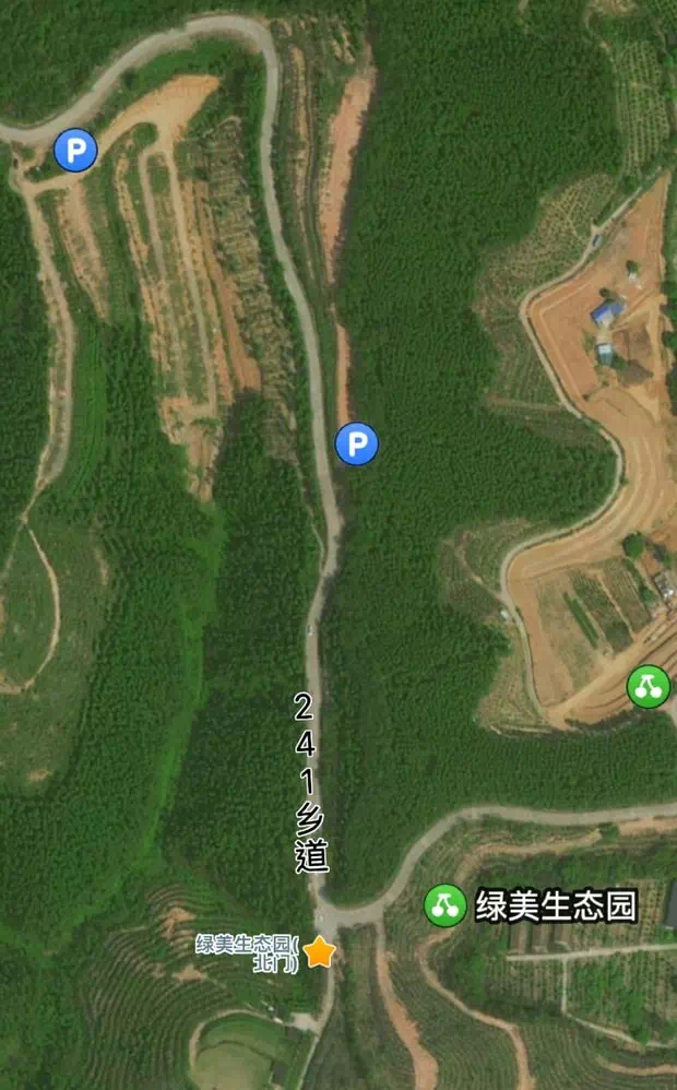 綠美生態園停車場位置