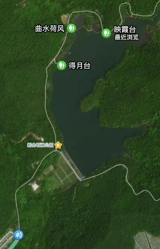 新會石澗公園地圖