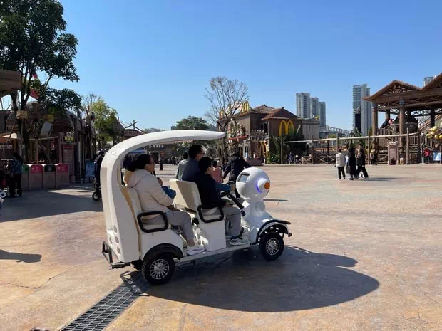 中山奇遇時光樂園電動車
