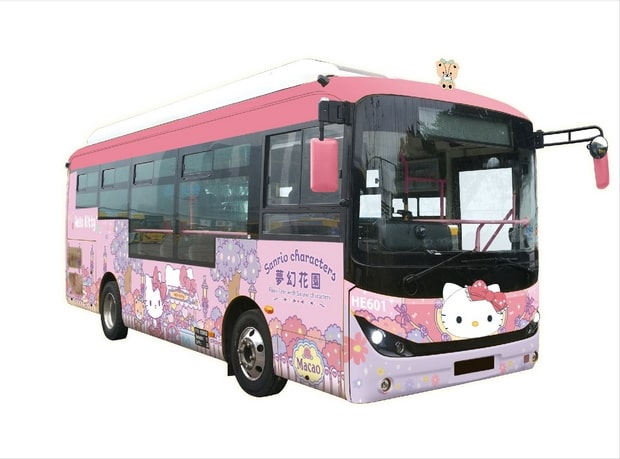 澳門Hello Kitty主題巴士