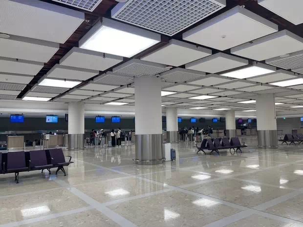 海天中轉大樓值機櫃台