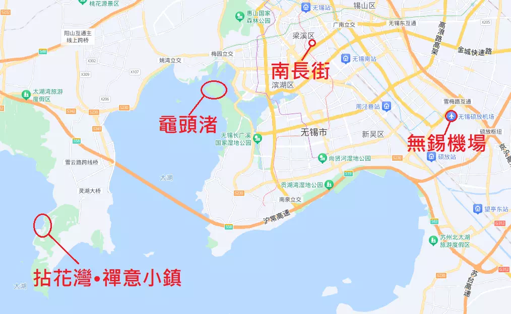 無錫市地圖